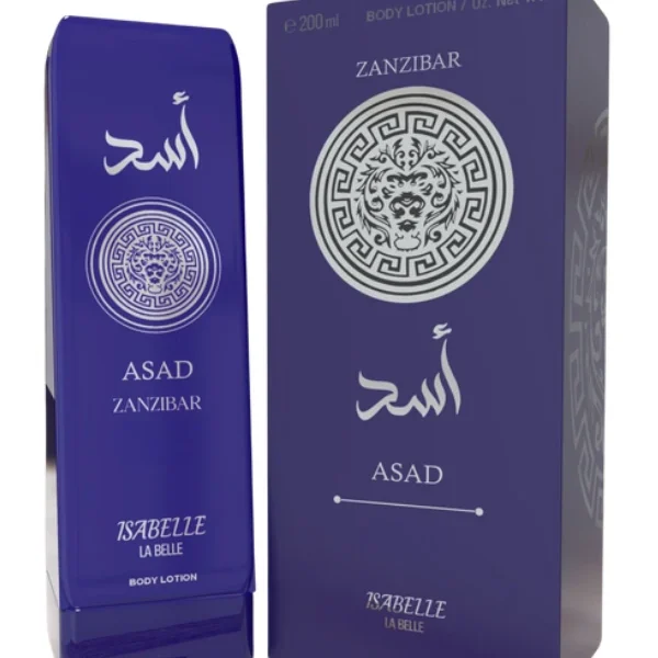 Loção Hidratante Corporal Asad Zanzibar Isabelle La Belle 200ml