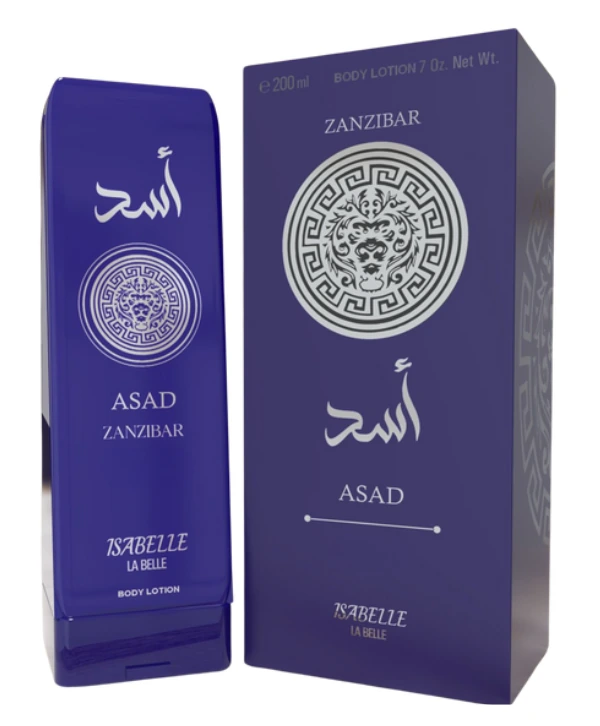 Loção Hidratante Corporal Asad Zanzibar Isabelle La Belle 200ml