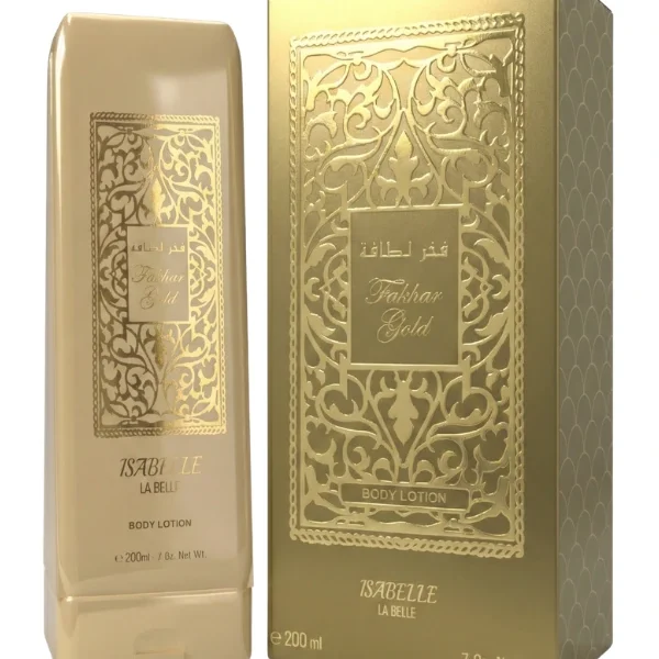 Loção Hidratante Corporal Fakhar Gold Isabelle La Belle 200ml