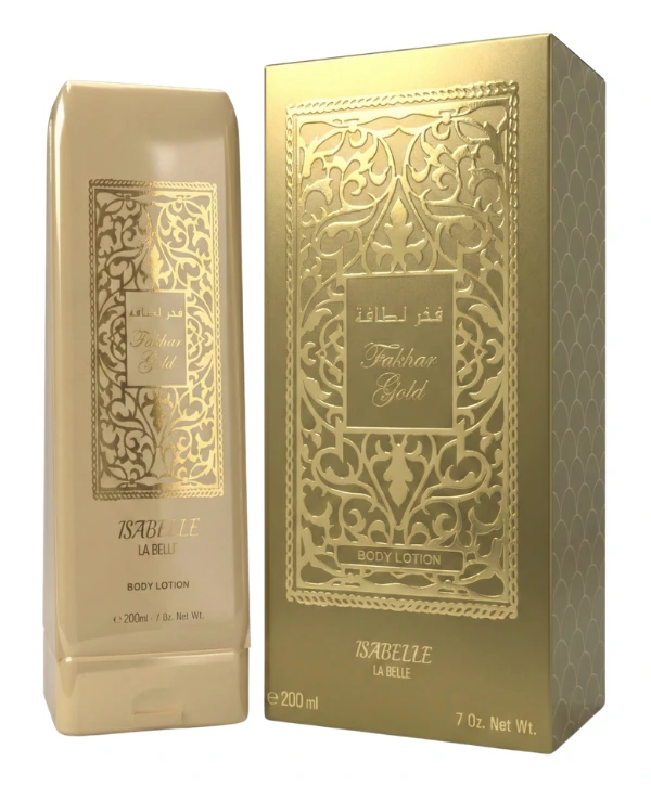 Loção Hidratante Corporal Fakhar Gold Isabelle La Belle 200ml