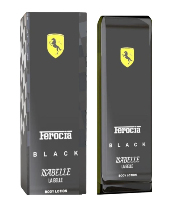 Loção Hidratante Corporal Ferocia Black Isabelle La Belle 200ml
