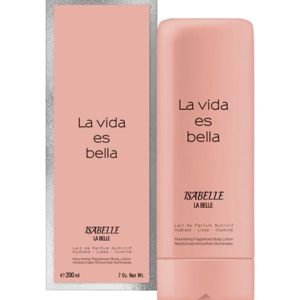 Loção Hidratante Corporal La Vida Es Bella Isabelle La Belle 200ml