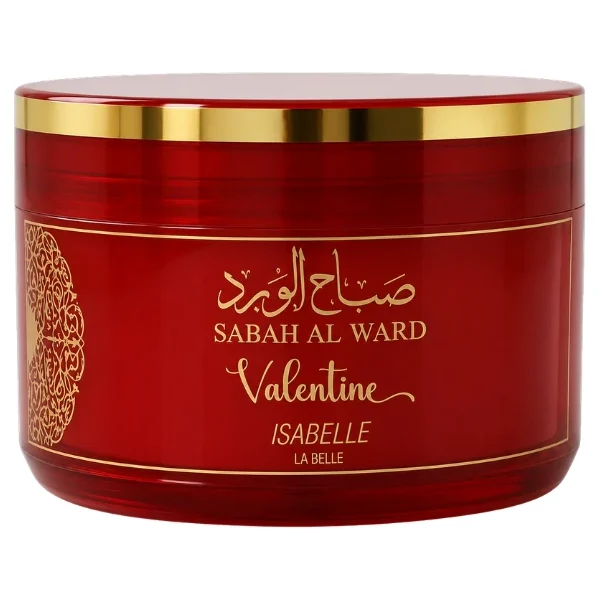 Pasta Hidratante Perfumada Sabah Al Ward Valentine Isabelle La Belle 200 g