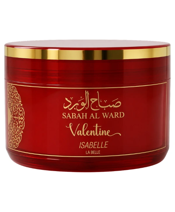 Pasta Hidratante Perfumada Sabah Al Ward Valentine Isabelle La Belle 200 g