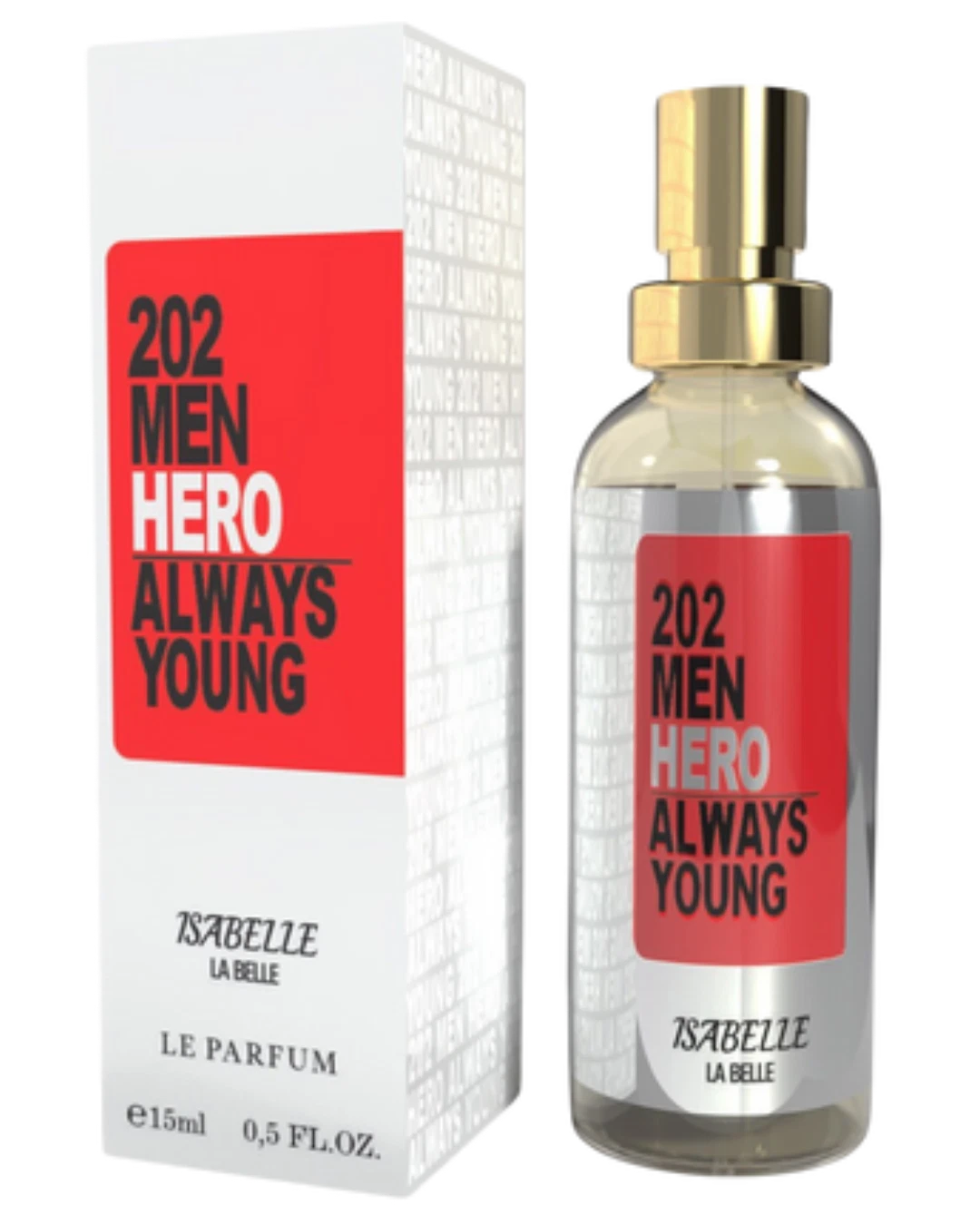 Perfume 15ml 202 Men Hero Always Young Isabelle La Belle