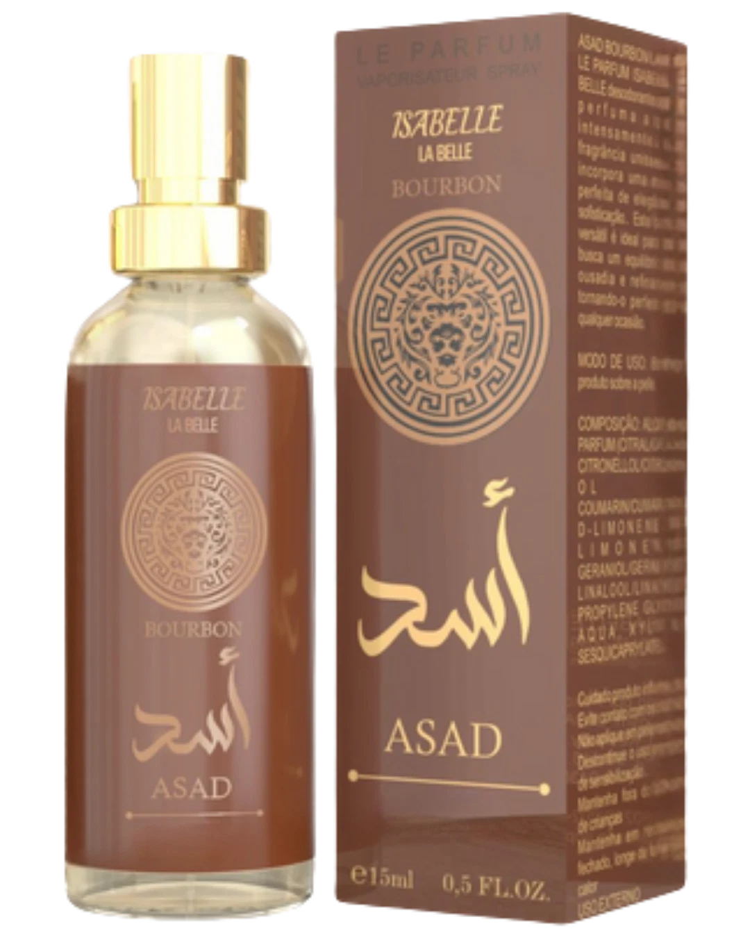 Perfume 15ml Asad Bourbon Isabelle La Belle