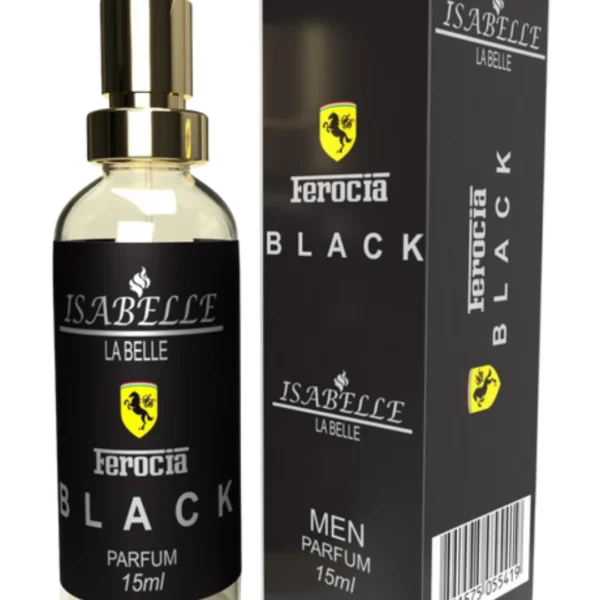 Perfume 15ml Ferocia Black Isabelle La Belle