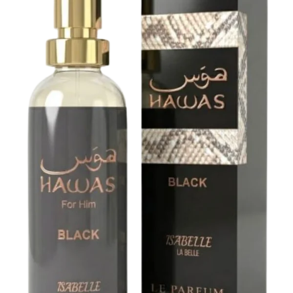 Perfume 15ml Hawas Black Isabelle La Belle