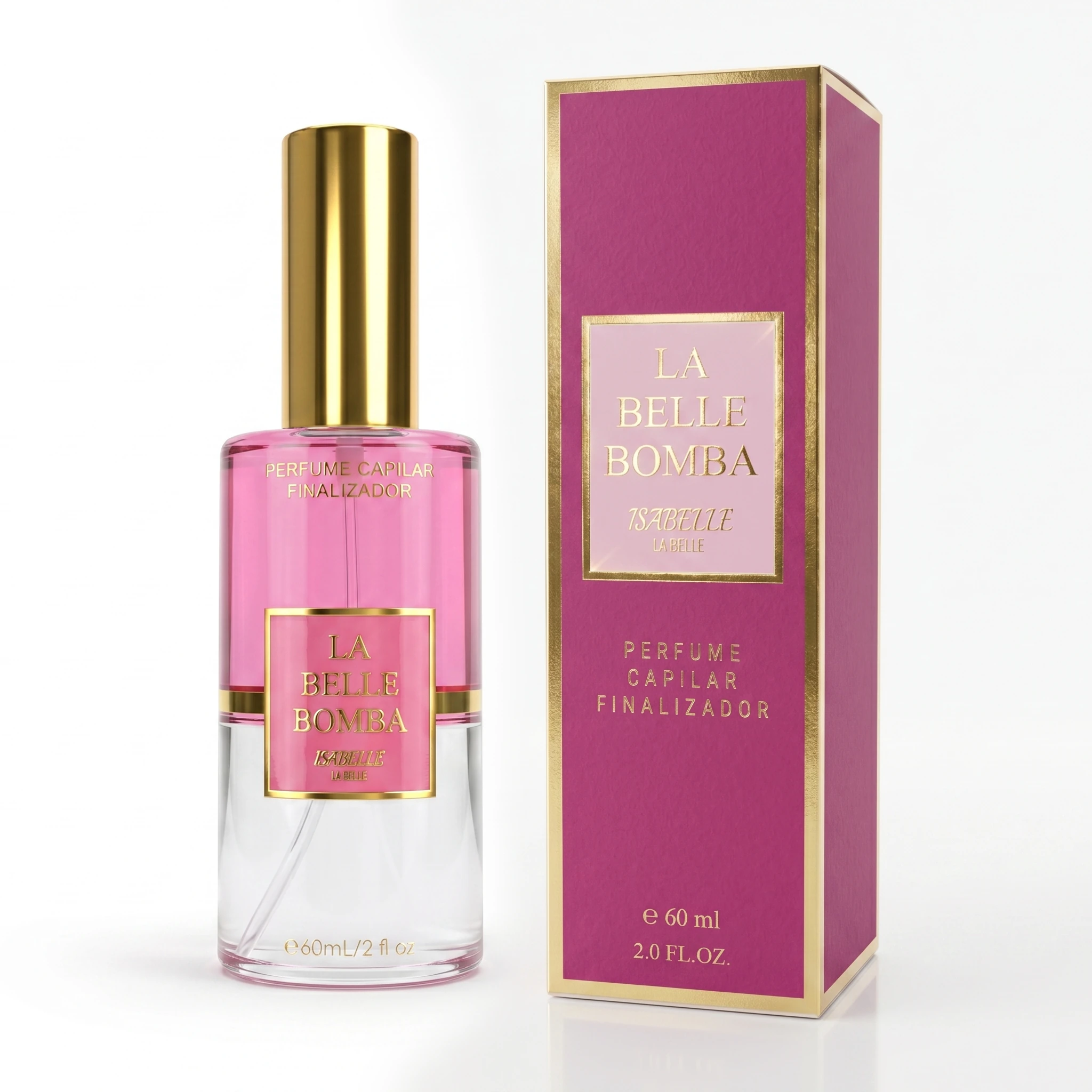 Perfume Capilar Finalizador La Belle Bomba Isabelle La Belle 60ml